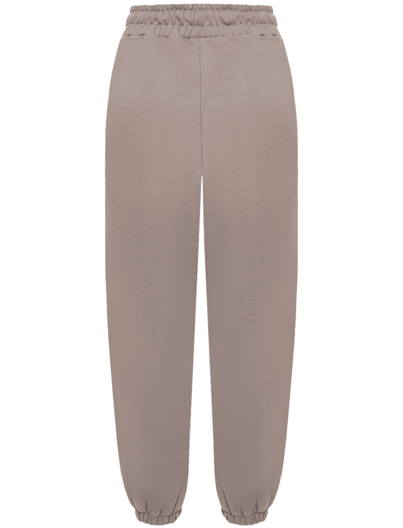 Pantaloni felpa logo ricamo
