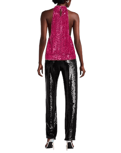 Abito paillettes fucsia