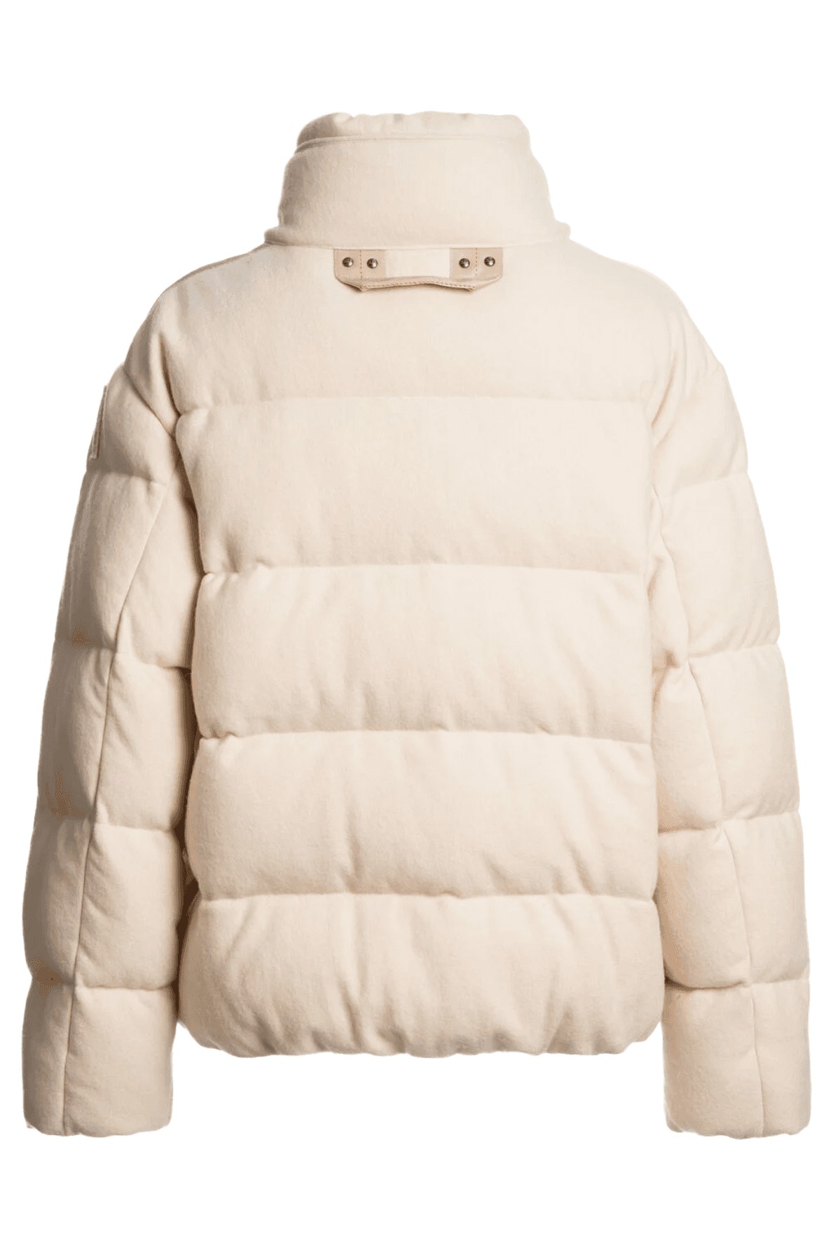 Piumino corto beige