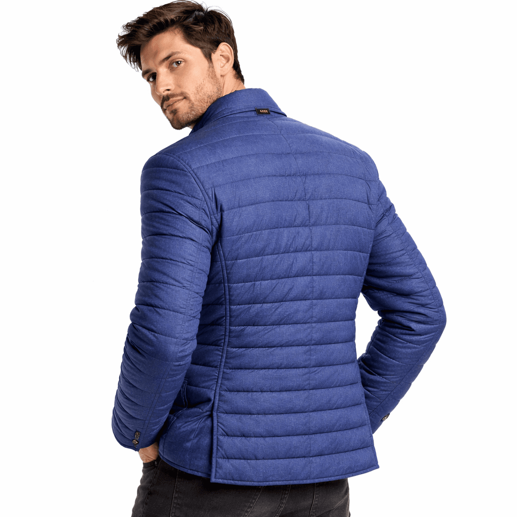 Giacca trapuntata blu