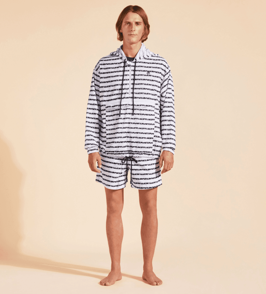 Striped Turtle Round Micro Jacket