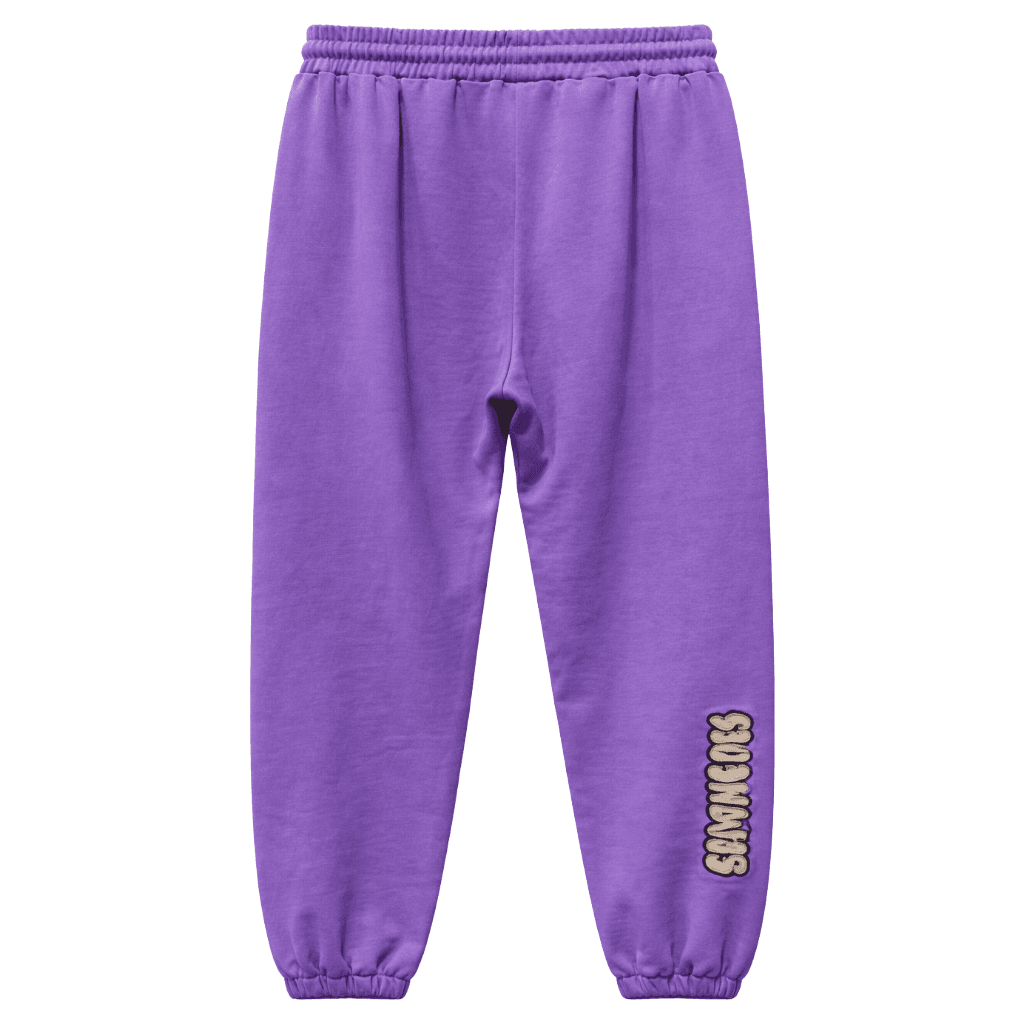Pantaloni felpa lunghi viola