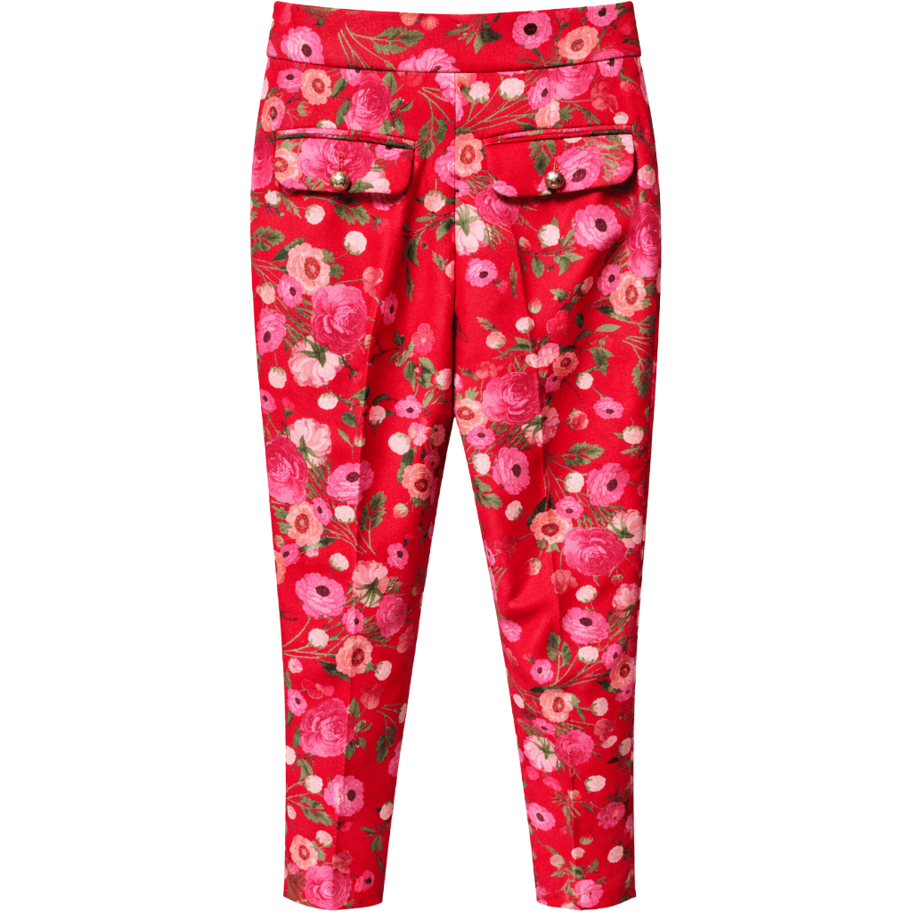 Pantaloni fantasia floreale