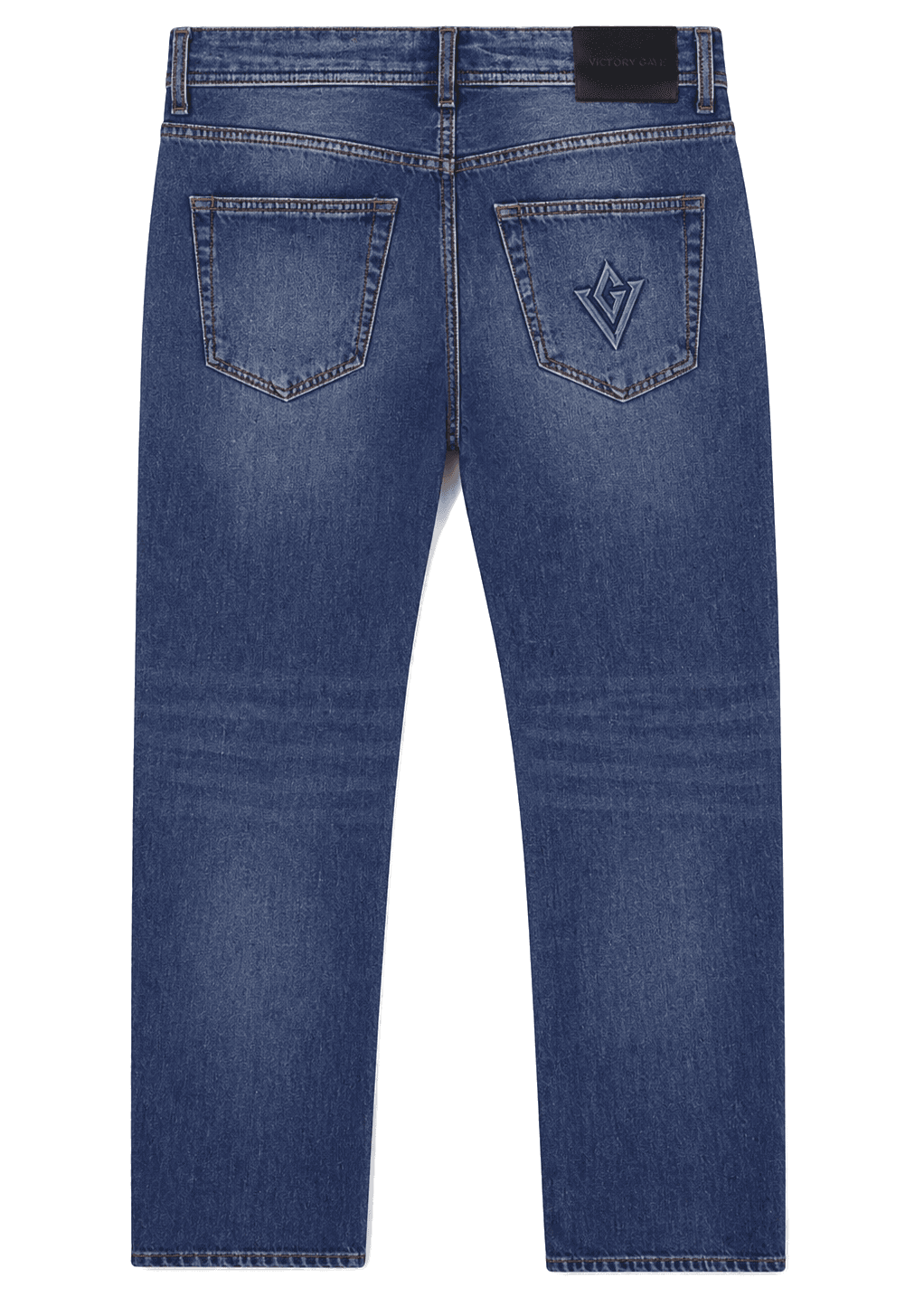 Denim slim fit indaco mid