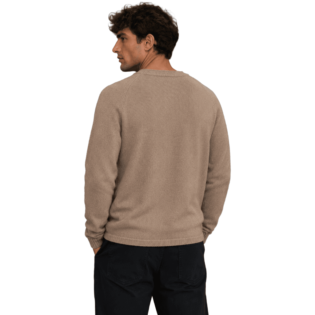 Maglione knit beige