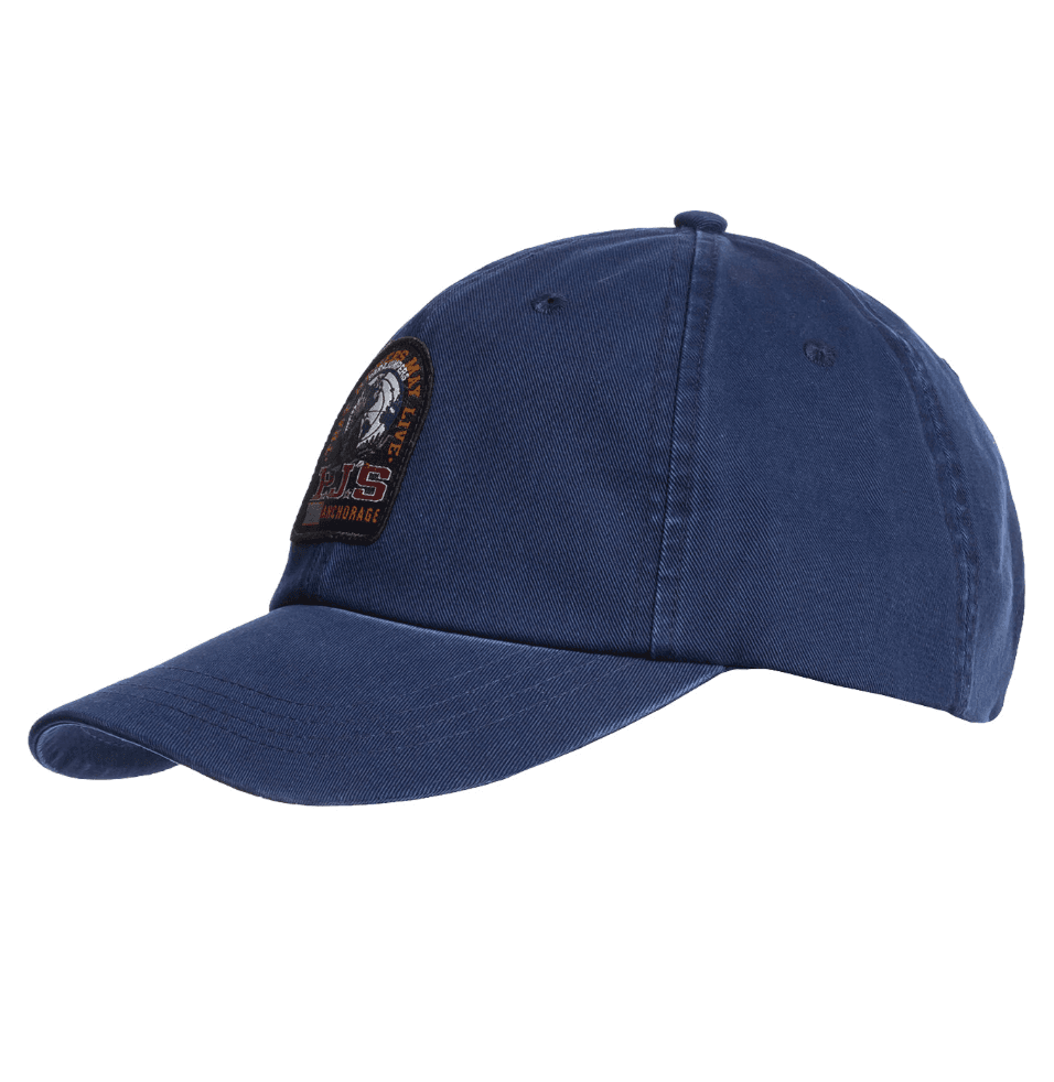 Cappellino patch blu
