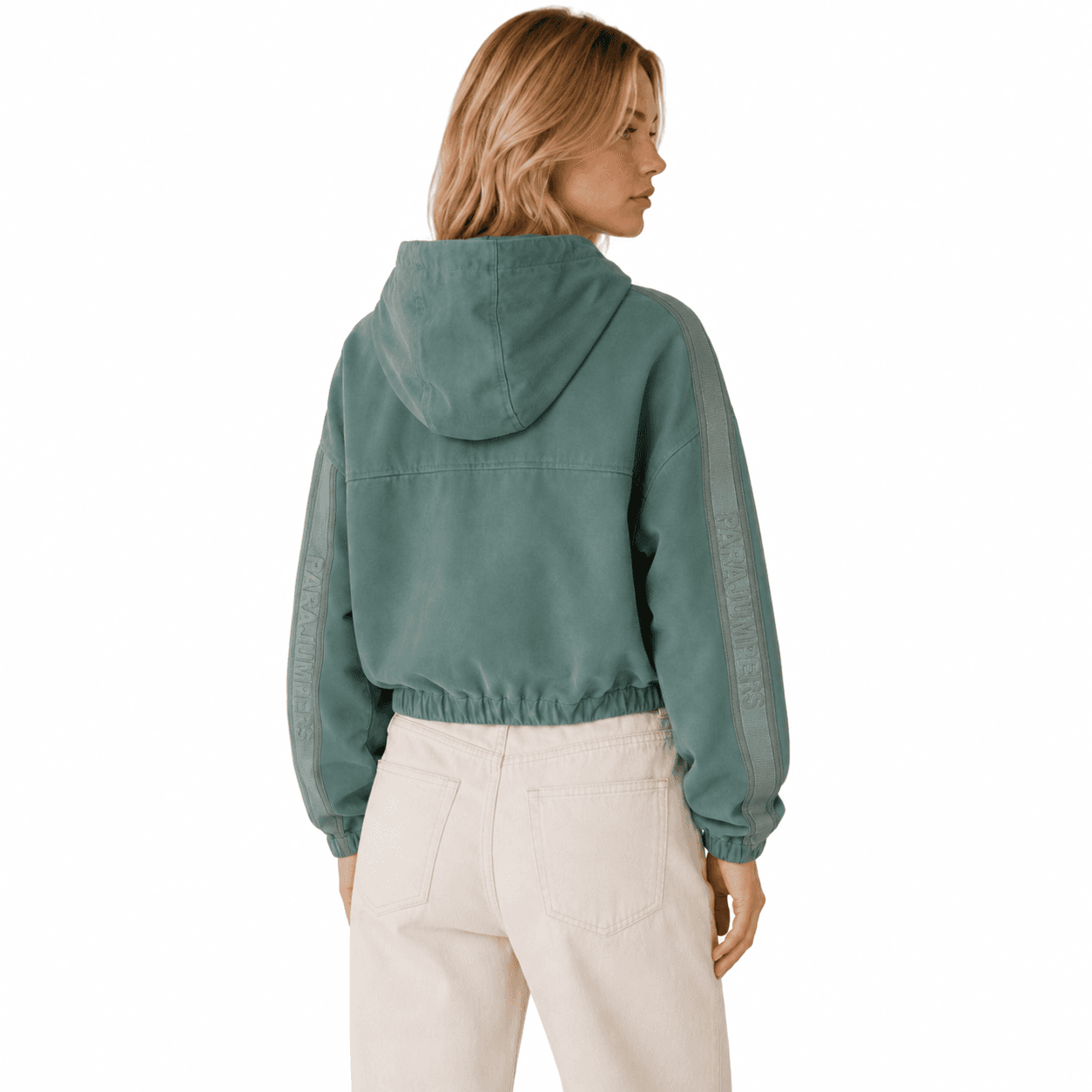 Felpa salvage verde