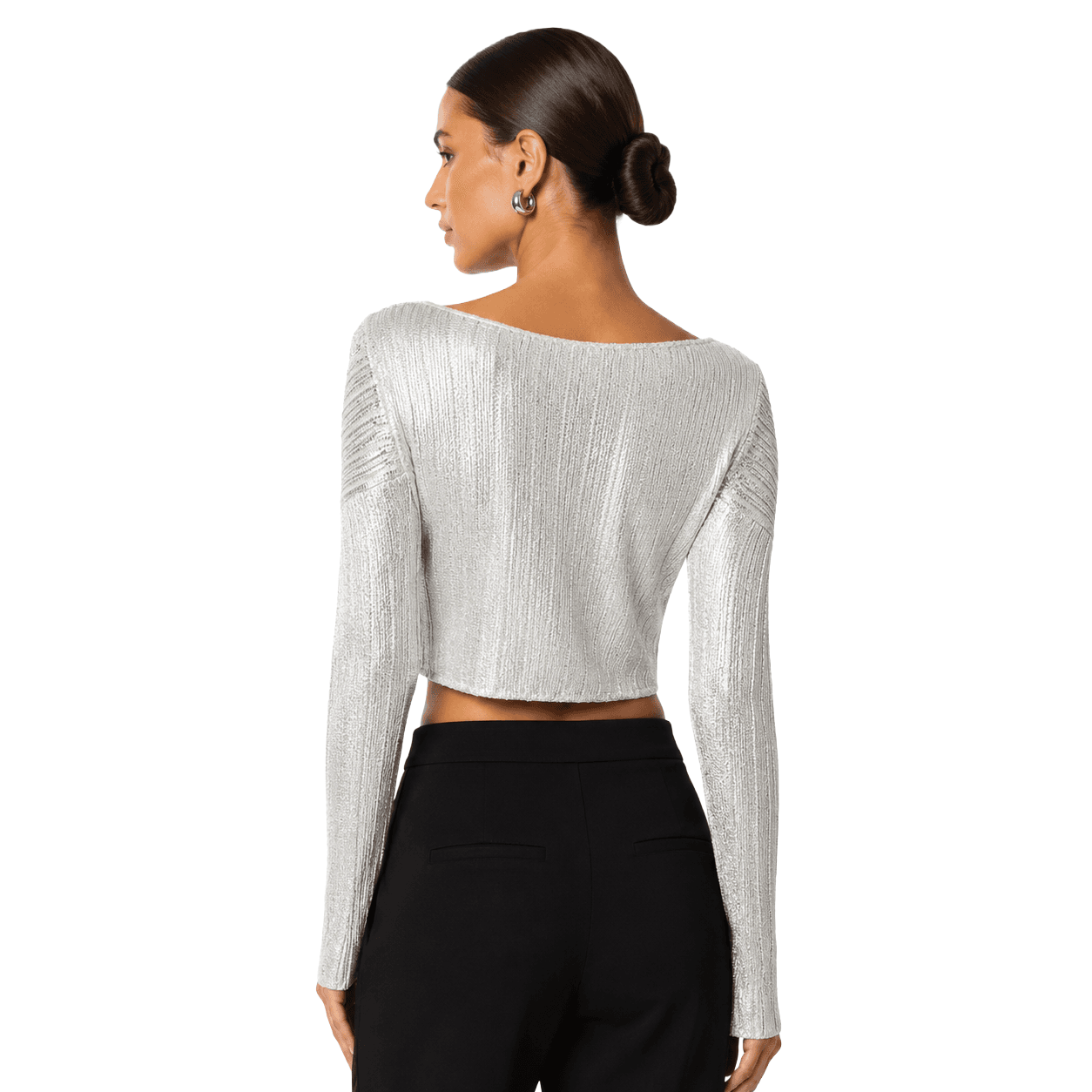Top a maniche lunghe