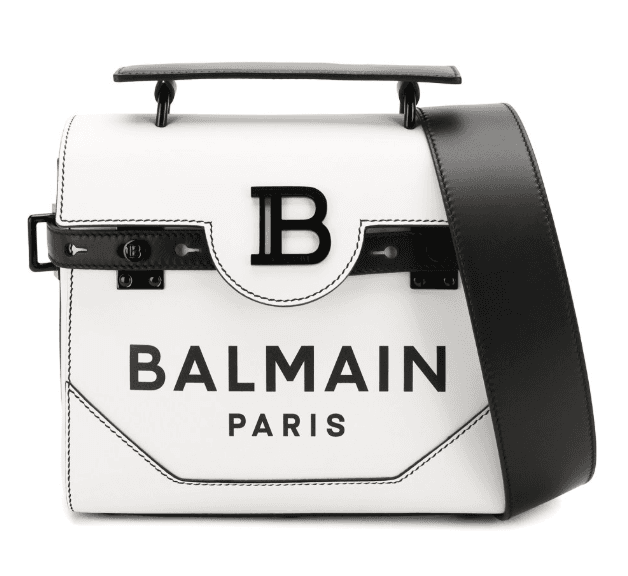 Bb logo flap over shoulder bag