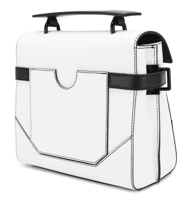 Bb logo flap over shoulder bag