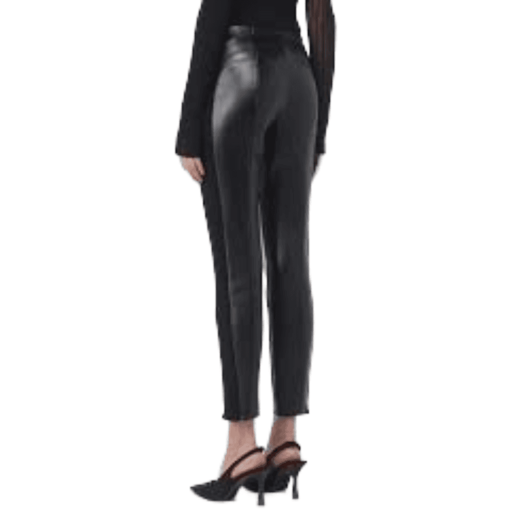 Pantaloni lucidi neri