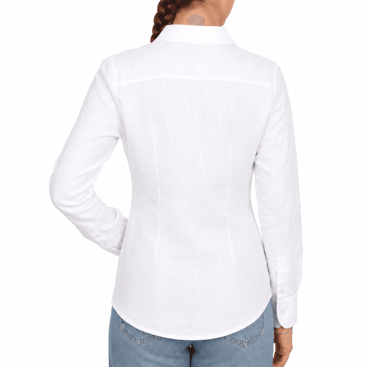 Camicia lino bianco