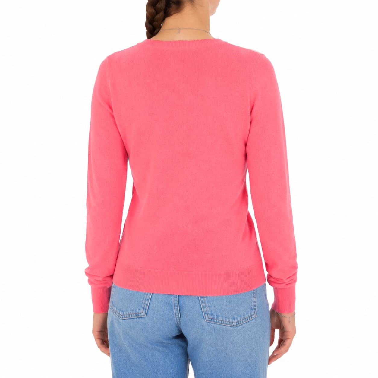 Maglia cashmere girocollo
