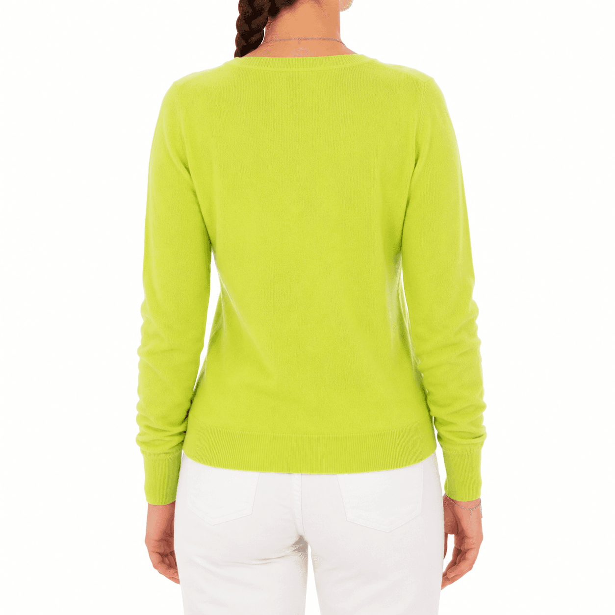 Maglia cashmere scollo a V