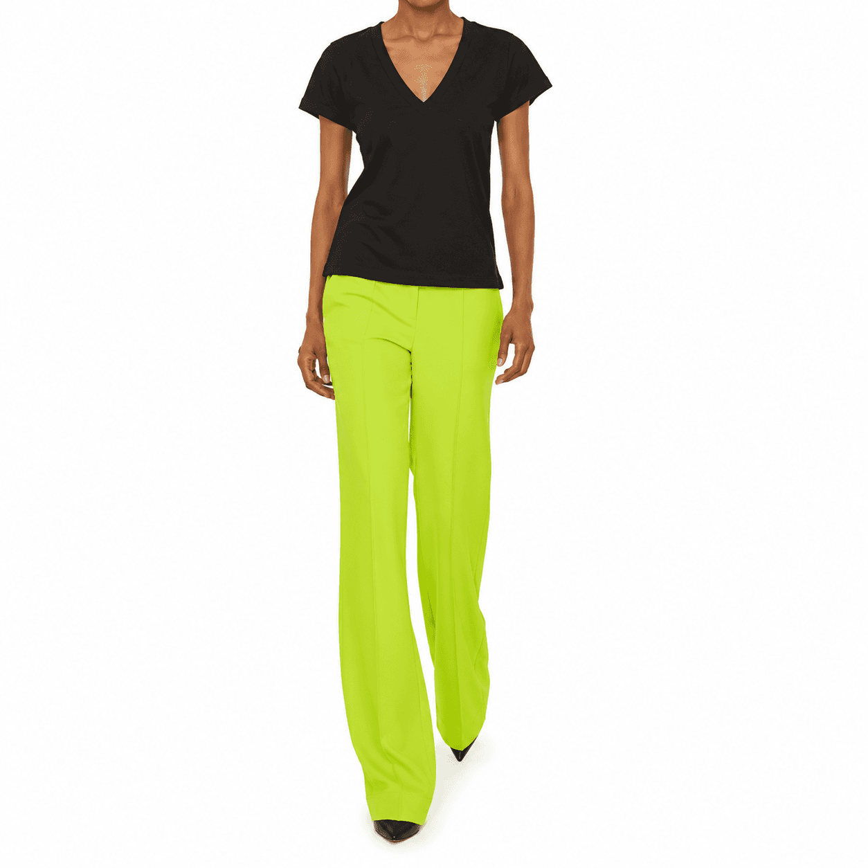Pantaloni hulka lime