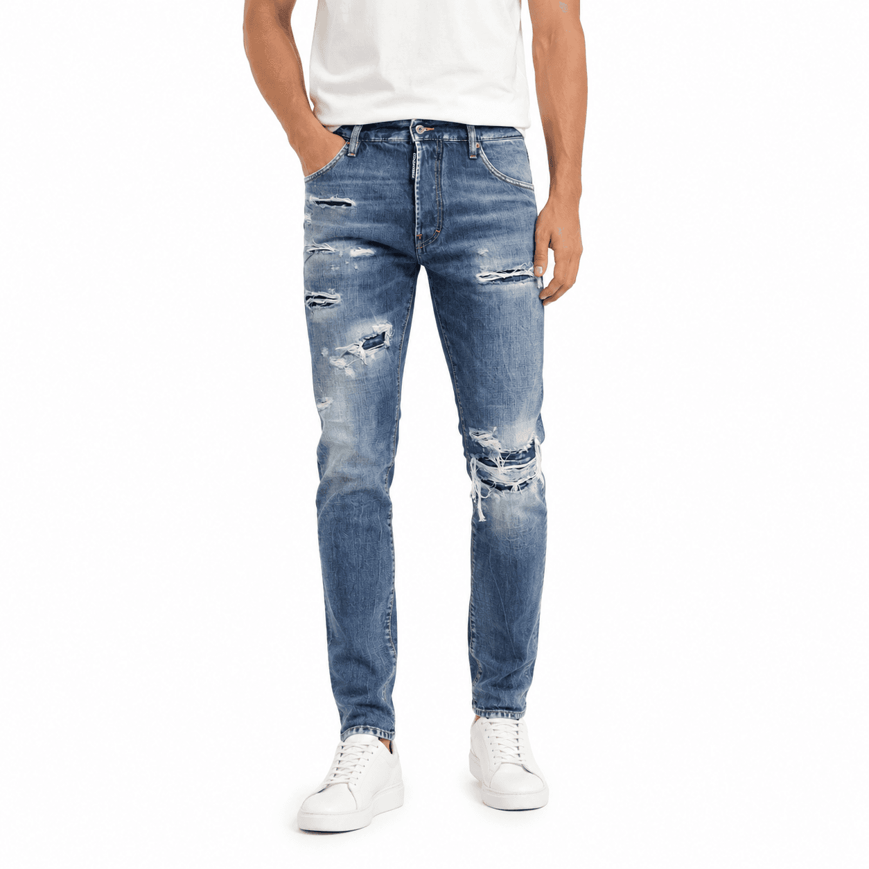 Denim con tagli