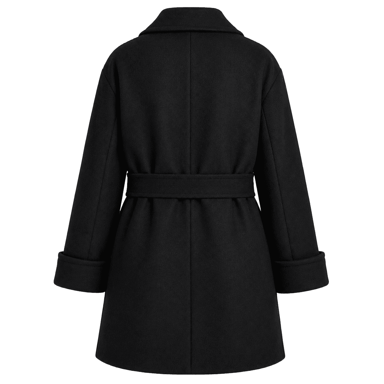 Cappotto peacoat doppiopetto nero