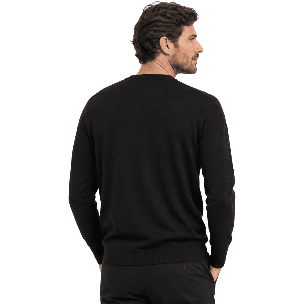 Maglia girocollo con bottoni