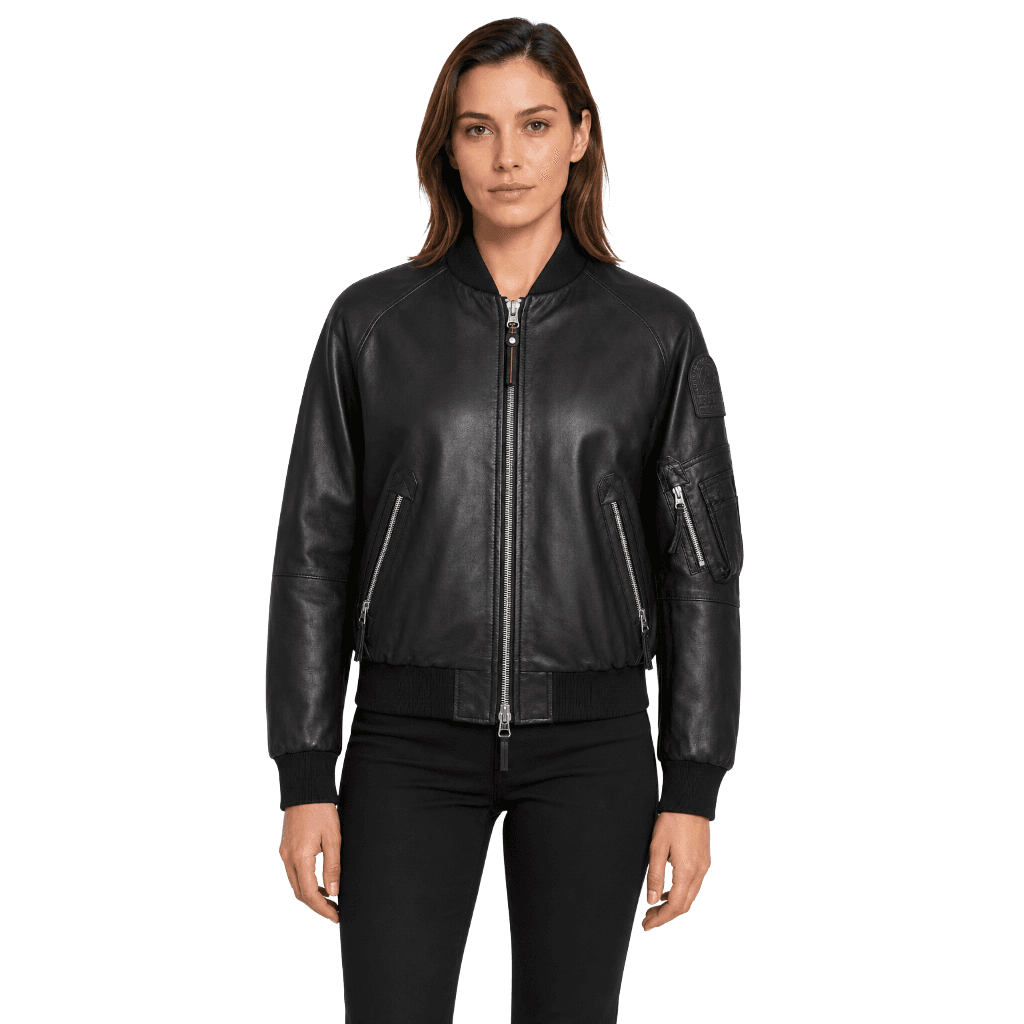 Bomber faurel leather