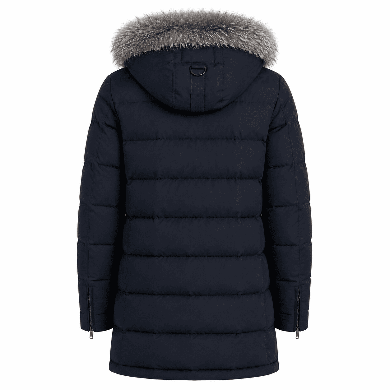 Giacca lunga con cappuccio