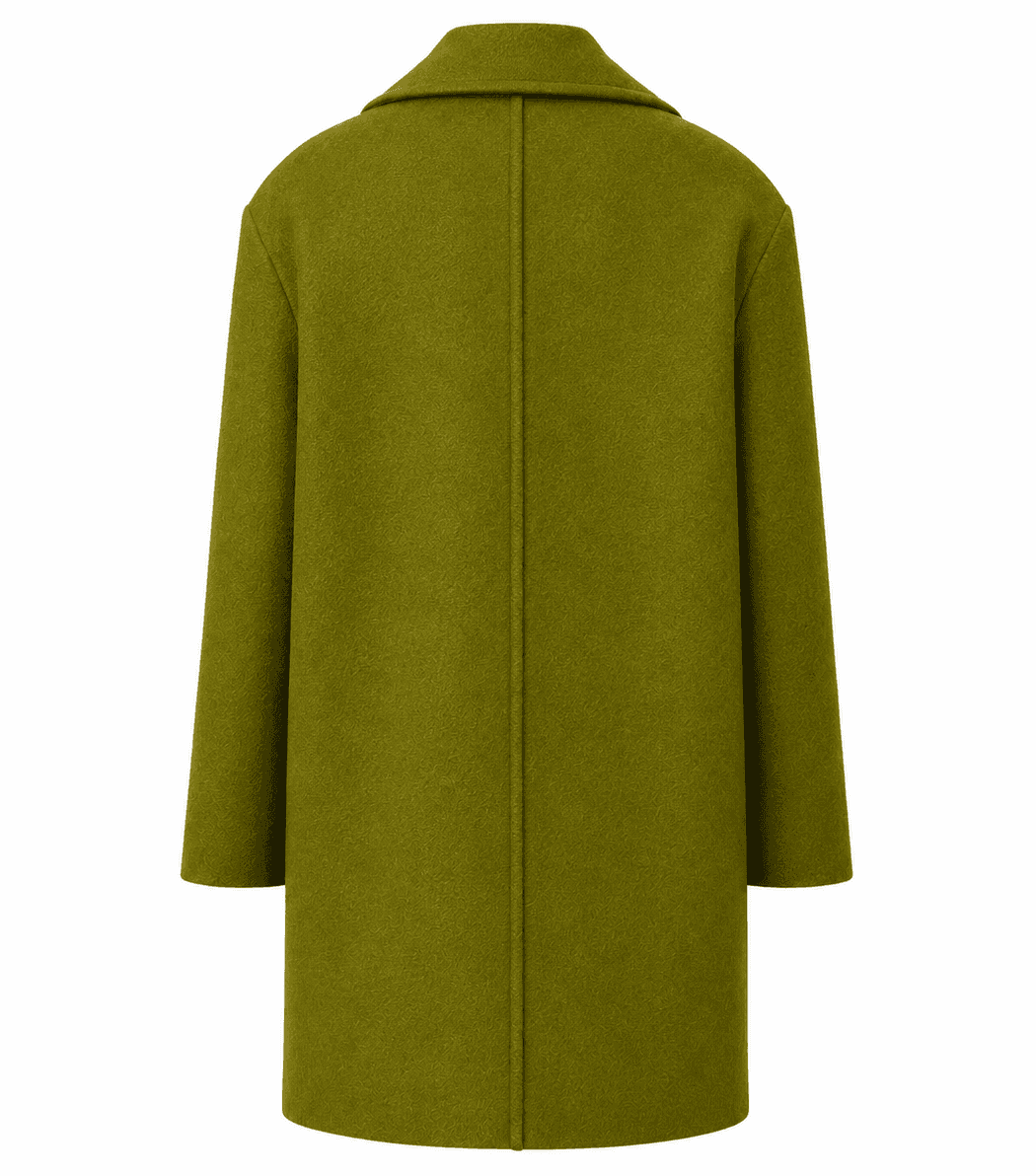 Cappotto doppiopetto corto lana