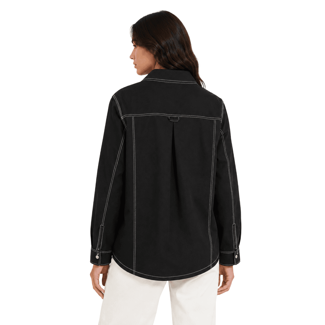 Camicia taschino con pelo