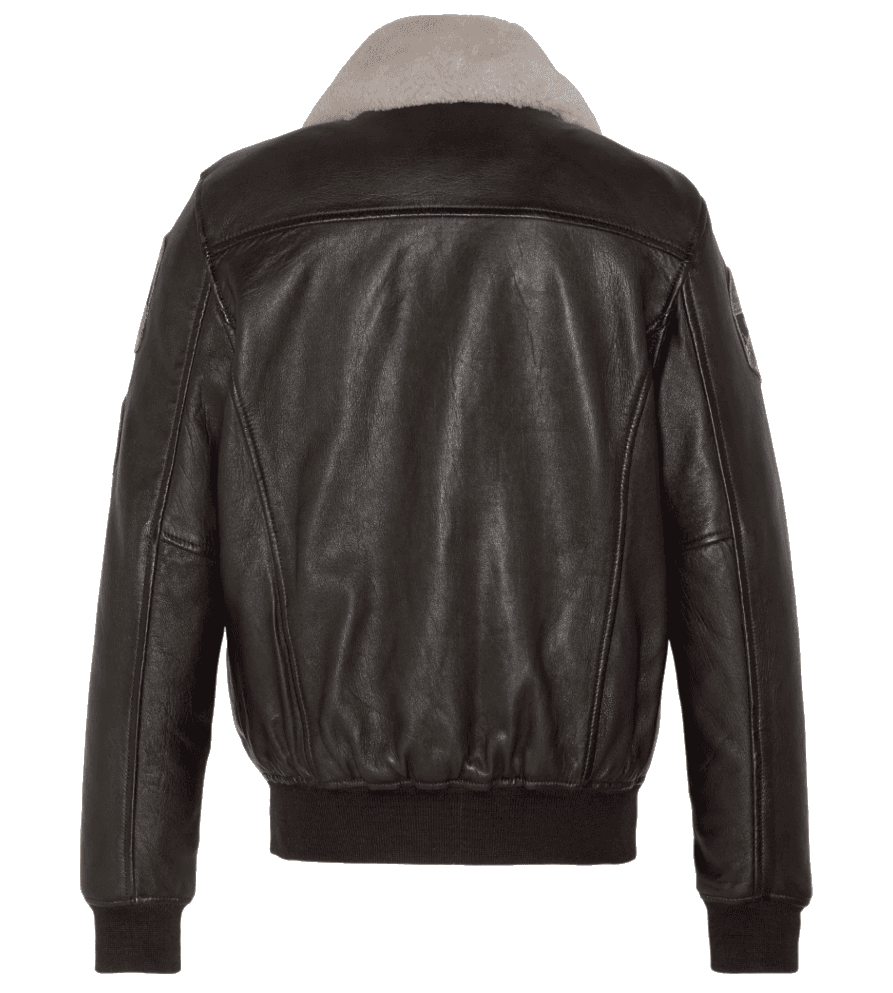 Giacca badge brown pilot