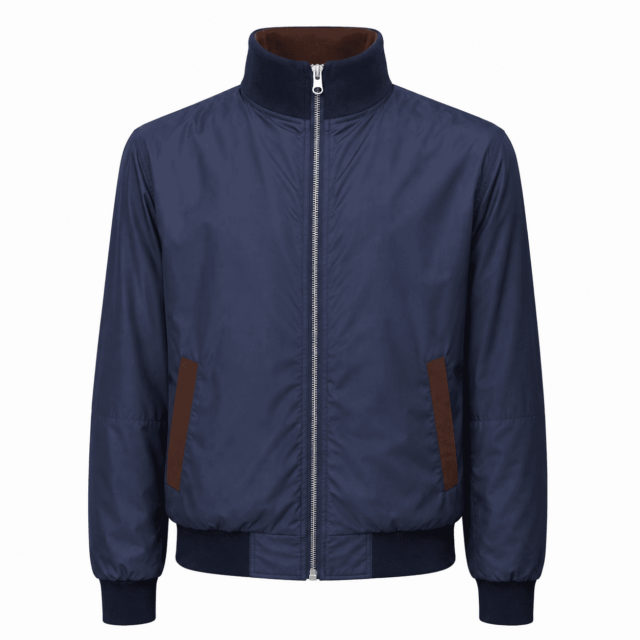 Bomber reversibile marrone