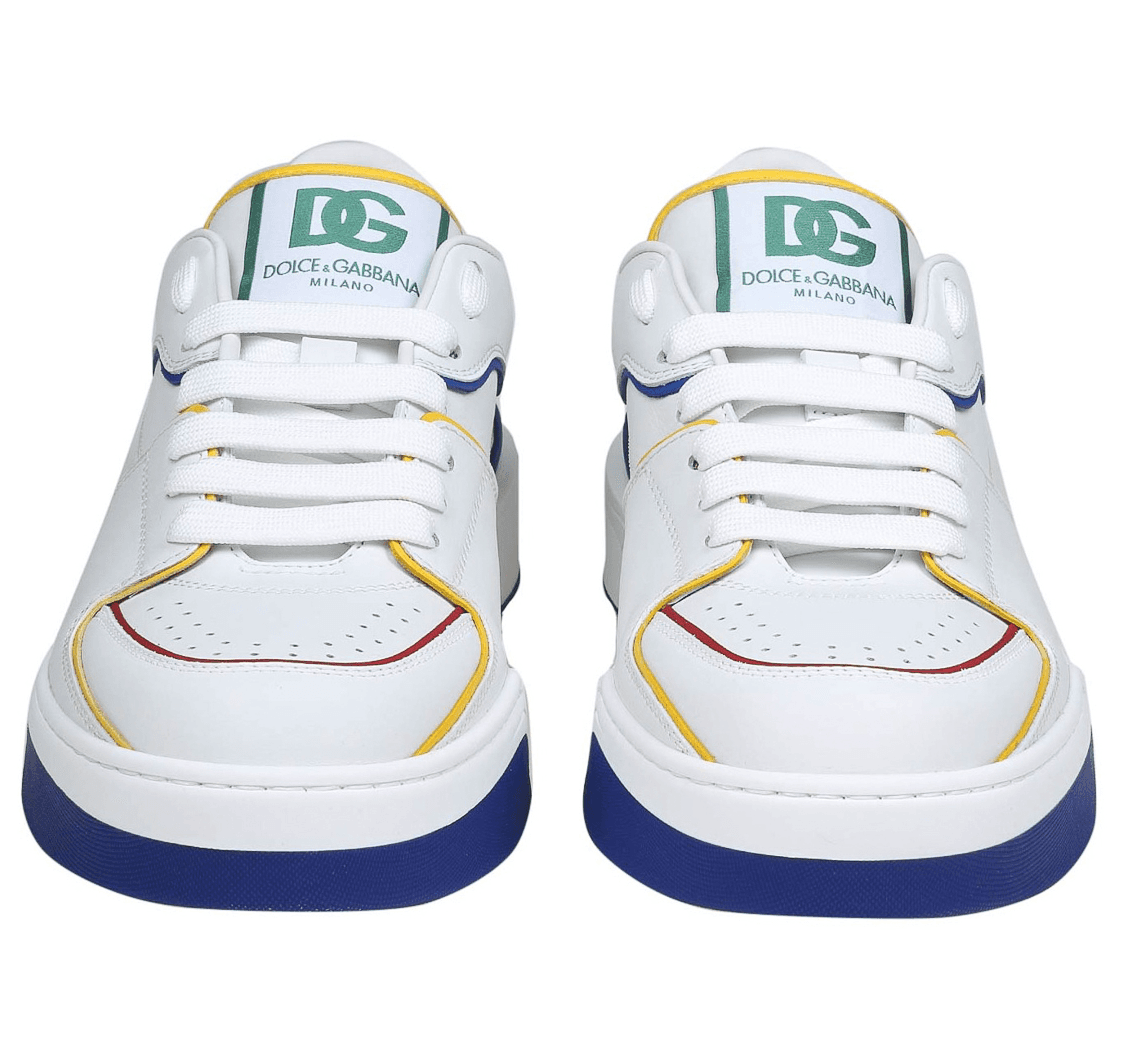 Sneakers basse vit. nappato