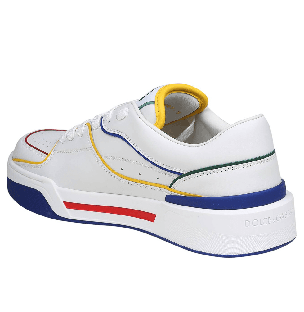 Sneakers basse vit. nappato